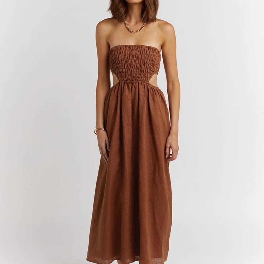 NWT dissh linen midi